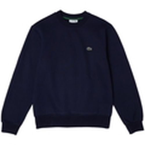 Jersey Organic Brushed Cotton Sweatshirt - Bleu Marine para hombre - Lacoste - Modalova