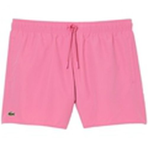 Short Quick Dry Swim Shorts - Rose Vert para hombre - Lacoste - Modalova
