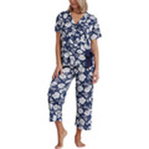 Pijama Pijama loungewear pantalón palazzo top Navy Flowers para mujer - Admas - Modalova