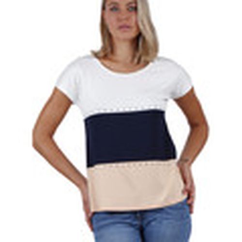 Blusa Camiseta de manga corta Tricolor para mujer - Admas - Modalova