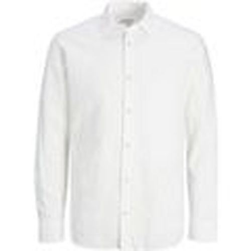 Camisa manga larga 12220134 SUMMER-WHITE para hombre - Jack & Jones - Modalova