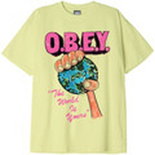 Tops y Camisetas the world is yours para hombre - Obey - Modalova