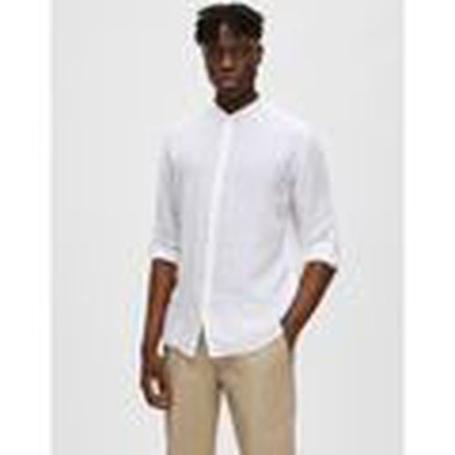 Camisa manga larga 16088372 REGKYLIAN-BRIGHT WHITE para hombre - Selected - Modalova