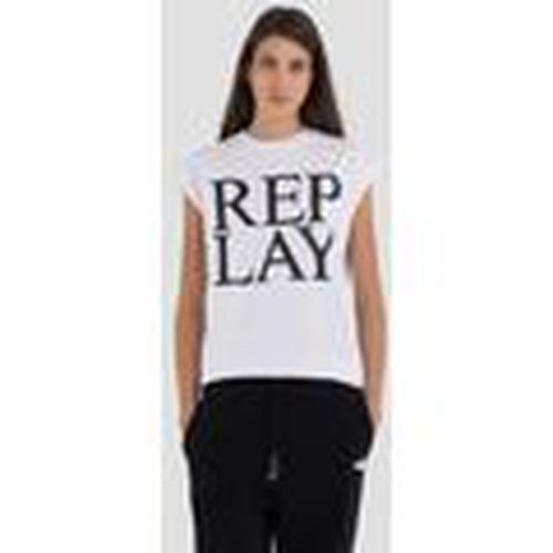 Tops y Camisetas W3624H.23188P-001 para mujer - Replay - Modalova