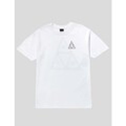 Camiseta CAMISETA SET TRIPLE TRIANGLE S/S TEE WHITE para hombre - Huf - Modalova