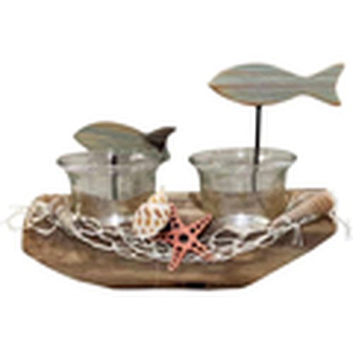 Figuras decorativas Barca portavelas con peces para - Signes Grimalt - Modalova