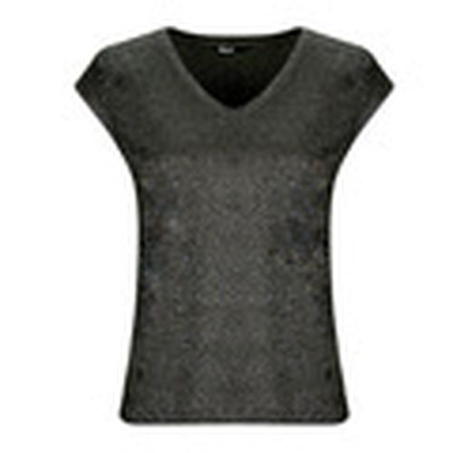 Camiseta ONLSILVERY S/S V NECK LUREX TOP JRS para mujer - Only - Modalova