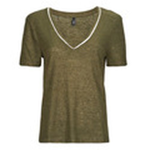 Camiseta ONLDORIT S/S V-NECK SHINE TOP JRS para mujer - Only - Modalova