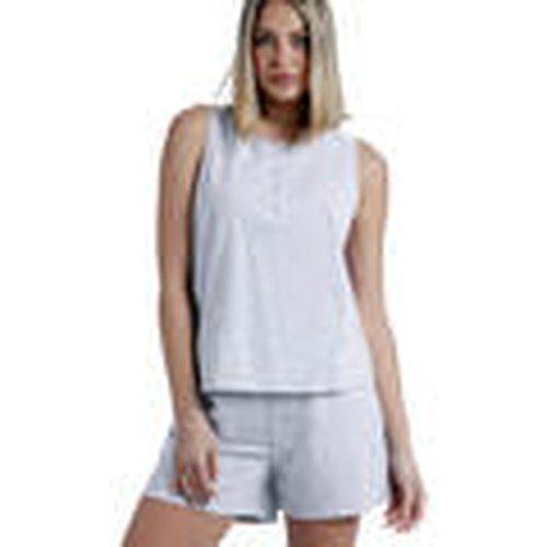 Pijama Pantalones cortos de pijama Camiseta tirantes Romantic Grey para mujer - Admas - Modalova