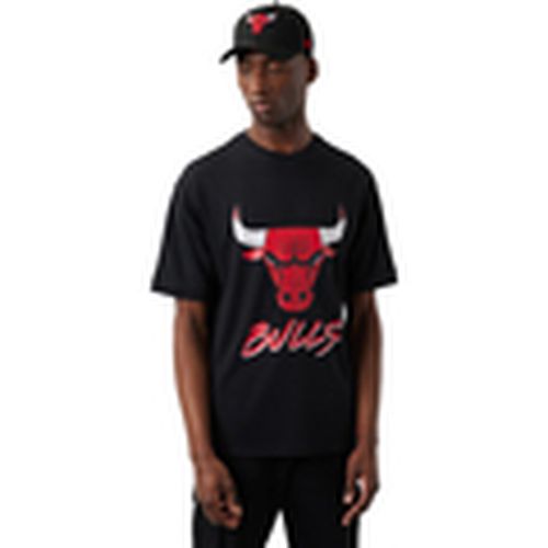 Camiseta NBA Chicago Bulls Script Mesh Tee para hombre - New-Era - Modalova
