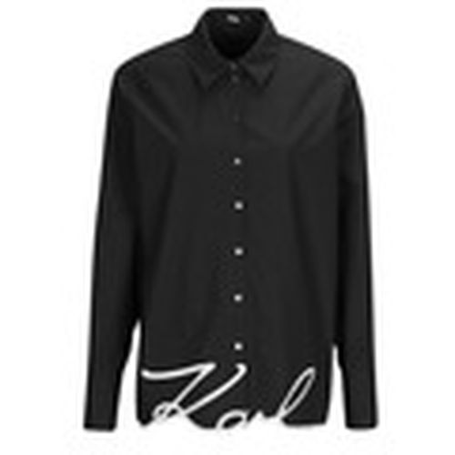 Camisa KARL HEM SIGNATURE SHIRT para mujer - Karl Lagerfeld - Modalova