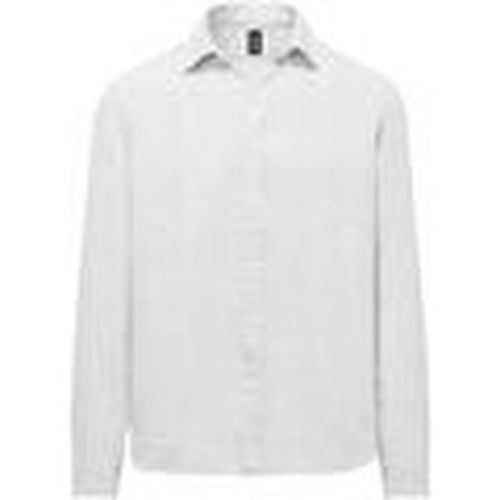 Camisa manga larga SM6402 T LI2-00 OPTIC WHITE para hombre - Bomboogie - Modalova
