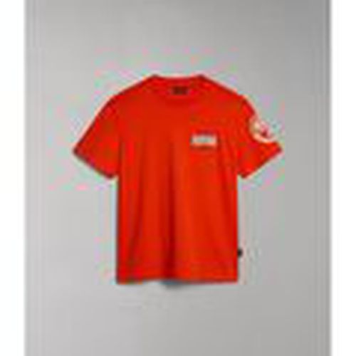 Tops y Camisetas S-AMUNDSEN NP0A4H6B-R05 CHERRY RED para hombre - Napapijri - Modalova