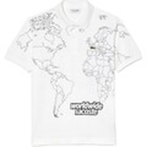 Polo - Polo en Piqué de Algodón con Print para hombre - Lacoste - Modalova