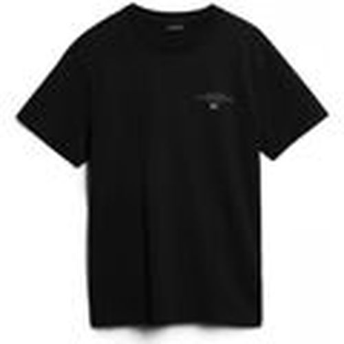 Tops y Camisetas SELBAS NP0A4GBQ-041 BLACK para hombre - Napapijri - Modalova