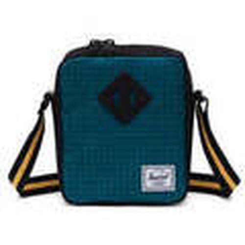 Bandolera Heritage Crossbody Harbour Blue Grid/Black/Amber Yellow para hombre - Herschel - Modalova