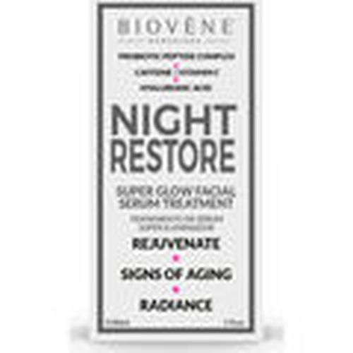 Cuidados especiales Night Restore Super Glow Facial Serum Treatment para mujer - Biovène - Modalova