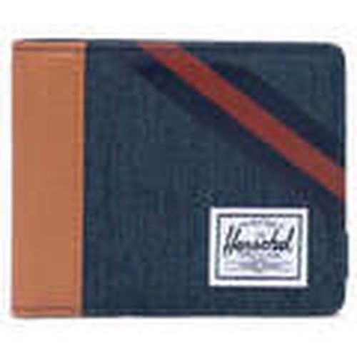 Cartera Roy RFID Indigo Denim/Synthetic Leather Stripe Peacoat/Picante para mujer - Herschel - Modalova