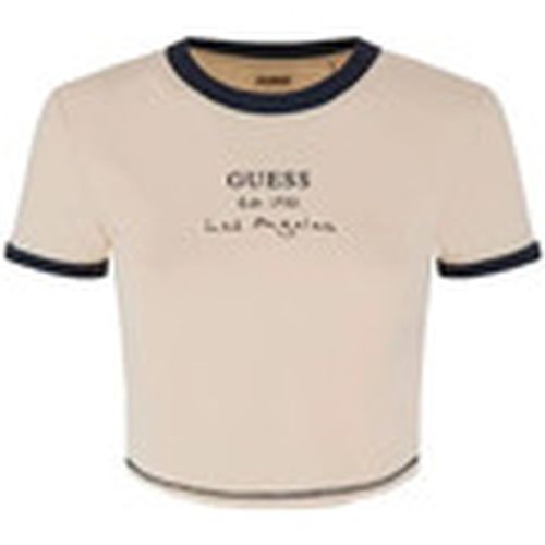 Camiseta Classic crop tee Los Angeles para mujer - Guess - Modalova