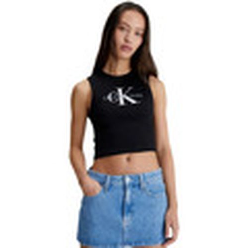 Camiseta Classic front logo para mujer - Calvin Klein Jeans - Modalova