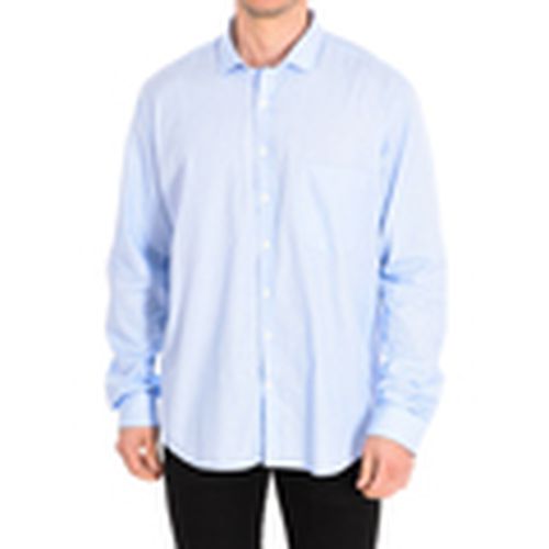 Camisa manga larga MILLERAIES3-66HLSSLIM para hombre - CafÃ© Coton - Modalova