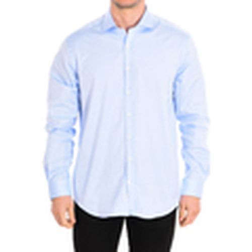 Camisa manga larga PINPOINT03-33LS para hombre - CafÃ© Coton - Modalova