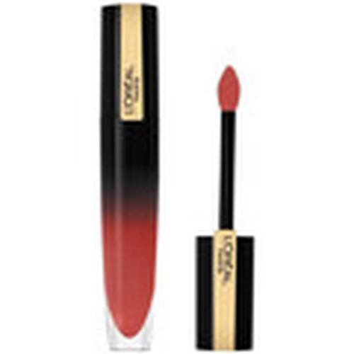 Pintalabios Signature Lacquered Liquid Lipstick - 303 Be Independan para mujer - L'oréal - Modalova