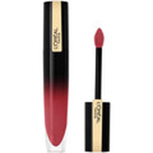 Pintalabios Signature Lacquered Liquid Lipstick - 302 Be Outstandin para mujer - L'oréal - Modalova