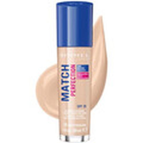 Base de maquillaje Match Perfection Foundation - 10 Light Porcelain para mujer - Rimmel London - Modalova