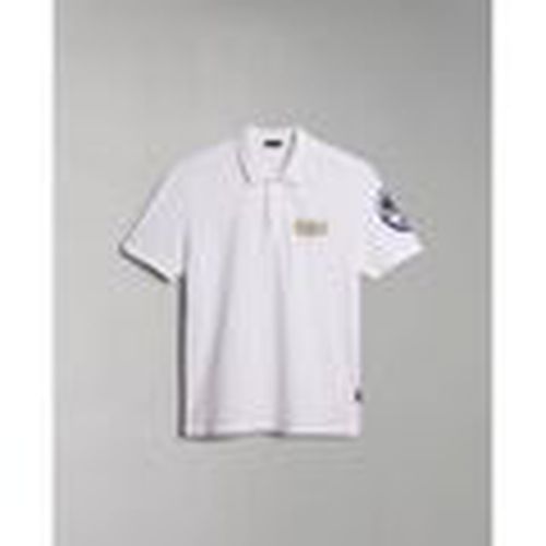 Tops y Camisetas E-AMUNDSEN NP0A4H6A-0021 BRIGHT WHITE para hombre - Napapijri - Modalova