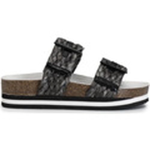 Sandalias con plataforma C1HL9002 para mujer - Café Noir - Modalova