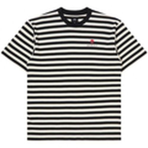 Tops y Camisetas Basic Stripe T-Shirt - Black/White para hombre - Edwin - Modalova