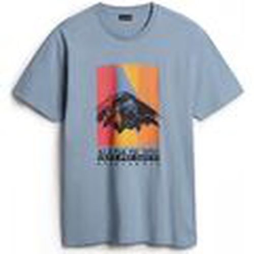 Tops y Camisetas S-BOLIVAR NP0A4H28-B2B BLUE FADED para hombre - Napapijri - Modalova