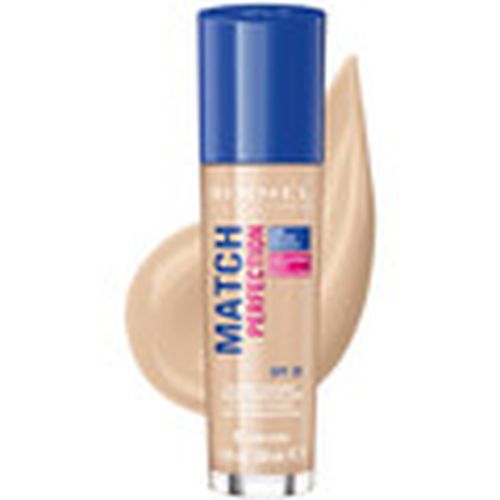 Base de maquillaje Match Perfection Foundation - 81 Fair Ivoiry para mujer - Rimmel London - Modalova