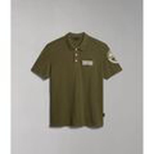 Tops y Camisetas E-AMUNDSEN NP0A4H6A-GAE1 GREEN LICHEN para hombre - Napapijri - Modalova