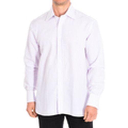 Camisa manga larga BECASSE8-77HDC para hombre - CafÃ© Coton - Modalova
