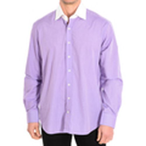 Camisa manga larga BOATING1-33LSW para hombre - CafÃ© Coton - Modalova