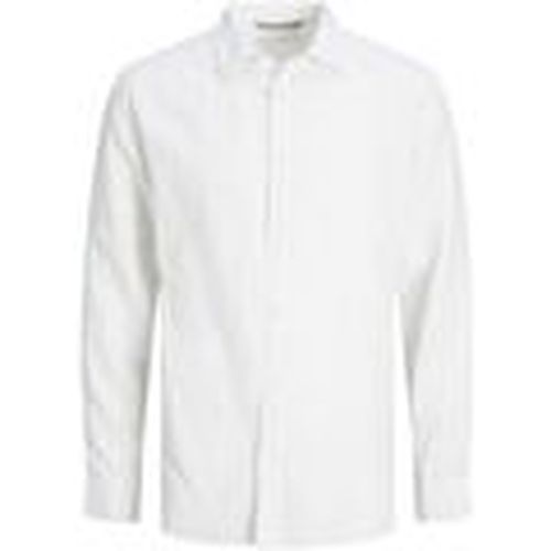 Camisa manga larga 12225707 LAYNE-BRIGHT WHITE para hombre - Jack & Jones - Modalova