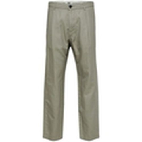 Pantalones Relaxed Jones Linen - Vetiver para hombre - Selected - Modalova