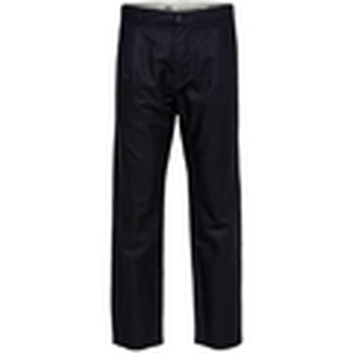 Pantalones Relaxed Jones Linen - Black para hombre - Selected - Modalova