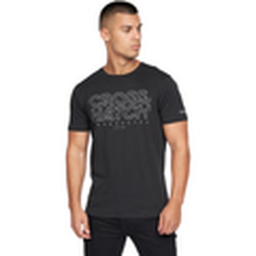 Camiseta manga larga Helty para hombre - Crosshatch - Modalova