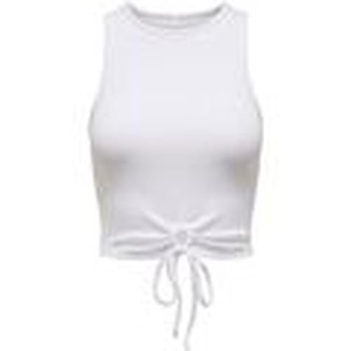 Camiseta tirantes 15294173 NILAN-BRIGHT WHITE para mujer - Only - Modalova