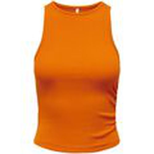 Camiseta tirantes 15294173 NILAN-ORANGE PEPPER para mujer - Only - Modalova