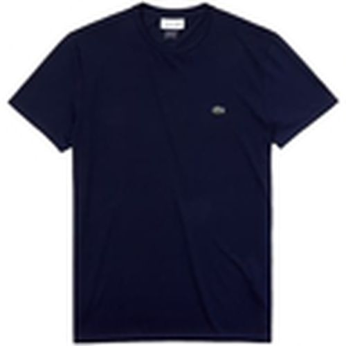 Tops y Camisetas Pima Cotton T-Shirt - Blue Marine para hombre - Lacoste - Modalova