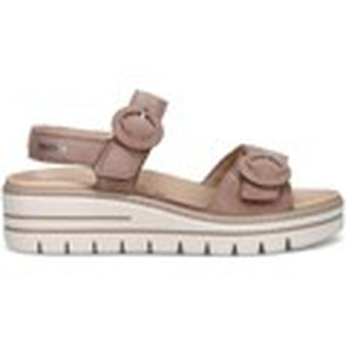 Sandalias SANDALIA MOVIL'S CLARA NUBUCK TAUPE para mujer - Mephisto - Modalova