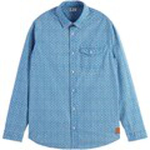Camisa manga larga Regular-Fit Printed Poplin Shirt para hombre - Scotch & Soda - Modalova