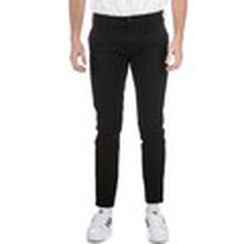 Pantalones Pantaloni Calvin Klein Skinny Washed Chino Nero para hombre - Ck Jeans - Modalova