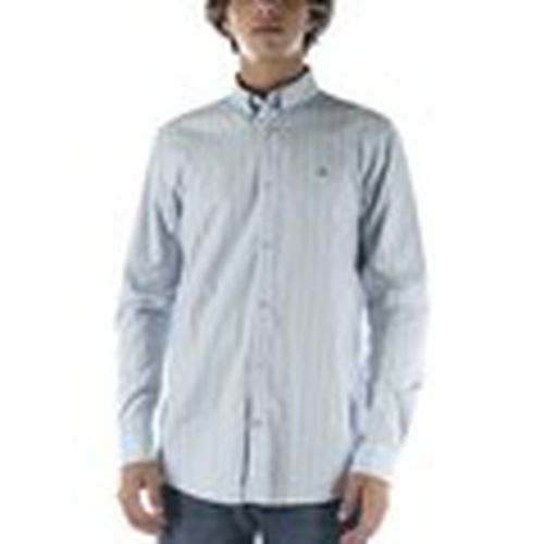 Camisa manga larga Camicia Essentials Striped Azzurro para hombre - Scotch & Soda - Modalova