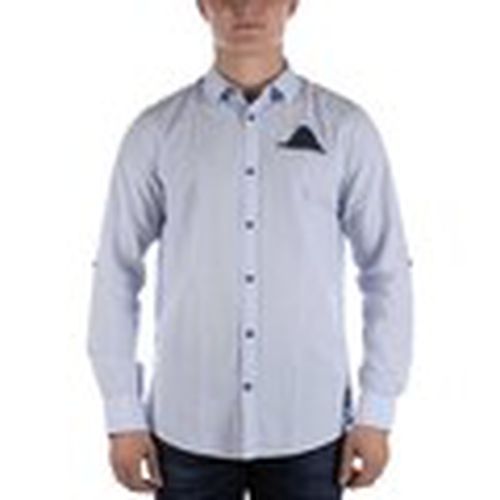 Camisa manga larga Camicia Striped Bianco Azzurro para hombre - Scotch & Soda - Modalova