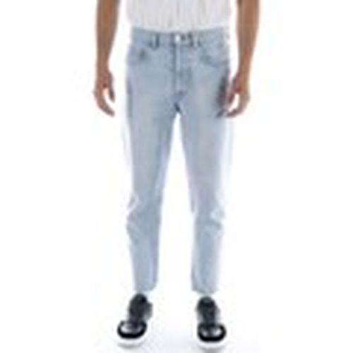 Jeans Pantaloni Jeremiah Denim Bleached Azzurro para hombre - Amish - Modalova